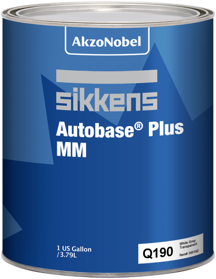 sikkens autobase plus® q190 თეთრი ნაცრისფერი გამჭვირვალე 3.75ლ