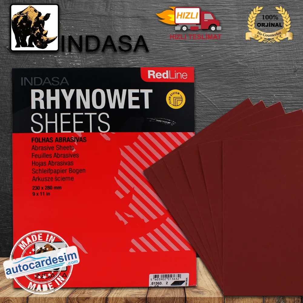 indasa plusline rhynolox plus - ზუმფარა წითელი წყლის ფუძეზე 280x230 მმ
