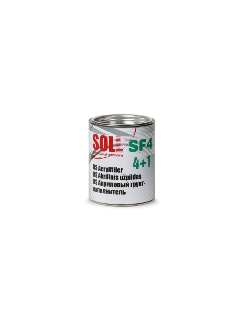 SOLL sf4 აკრილის შემავსებელი hs 4+1,ფერი ღია ნაცრისფერი 1ლ.