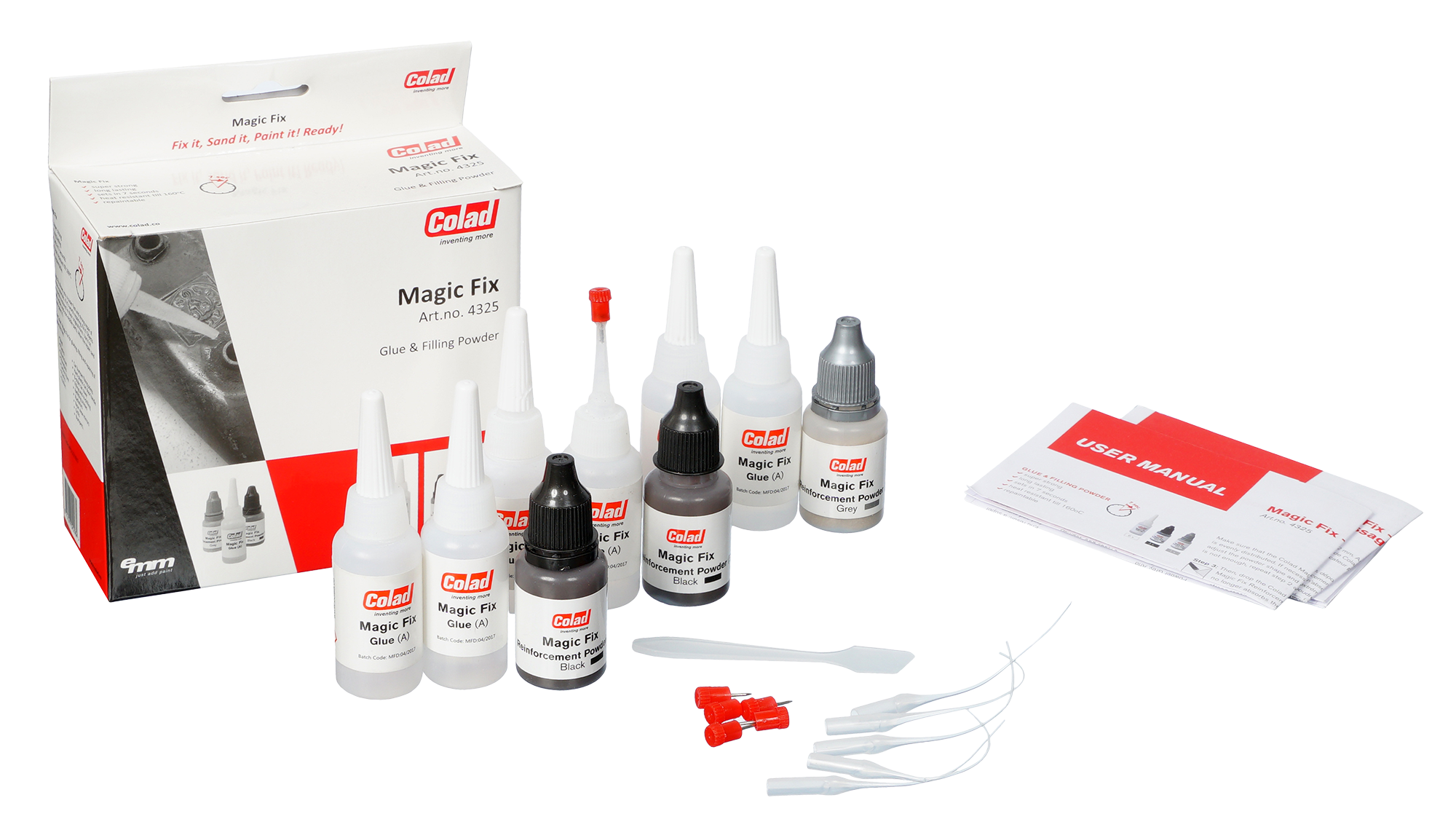 magic fix სარემონტო წებო გამაძლიერებელი ფხვნილით