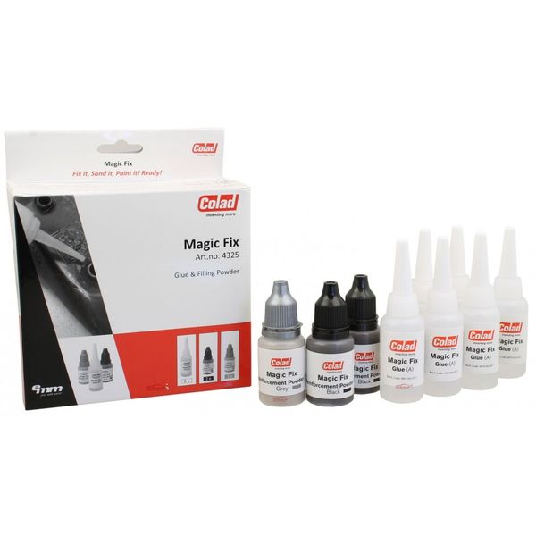 magic fix სარემონტო წებო გამაძლიერებელი ფხვნილით
