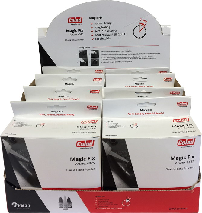 magic fix სარემონტო წებო გამაძლიერებელი ფხვნილით