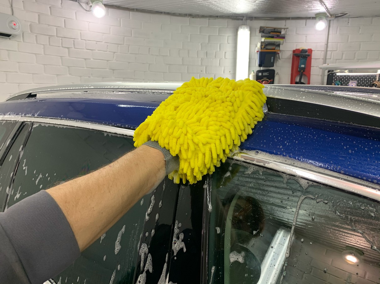 Microfiber ხელთათმანები ერთად ლენტები chenille microfiber სარეცხი ხელთათმანები