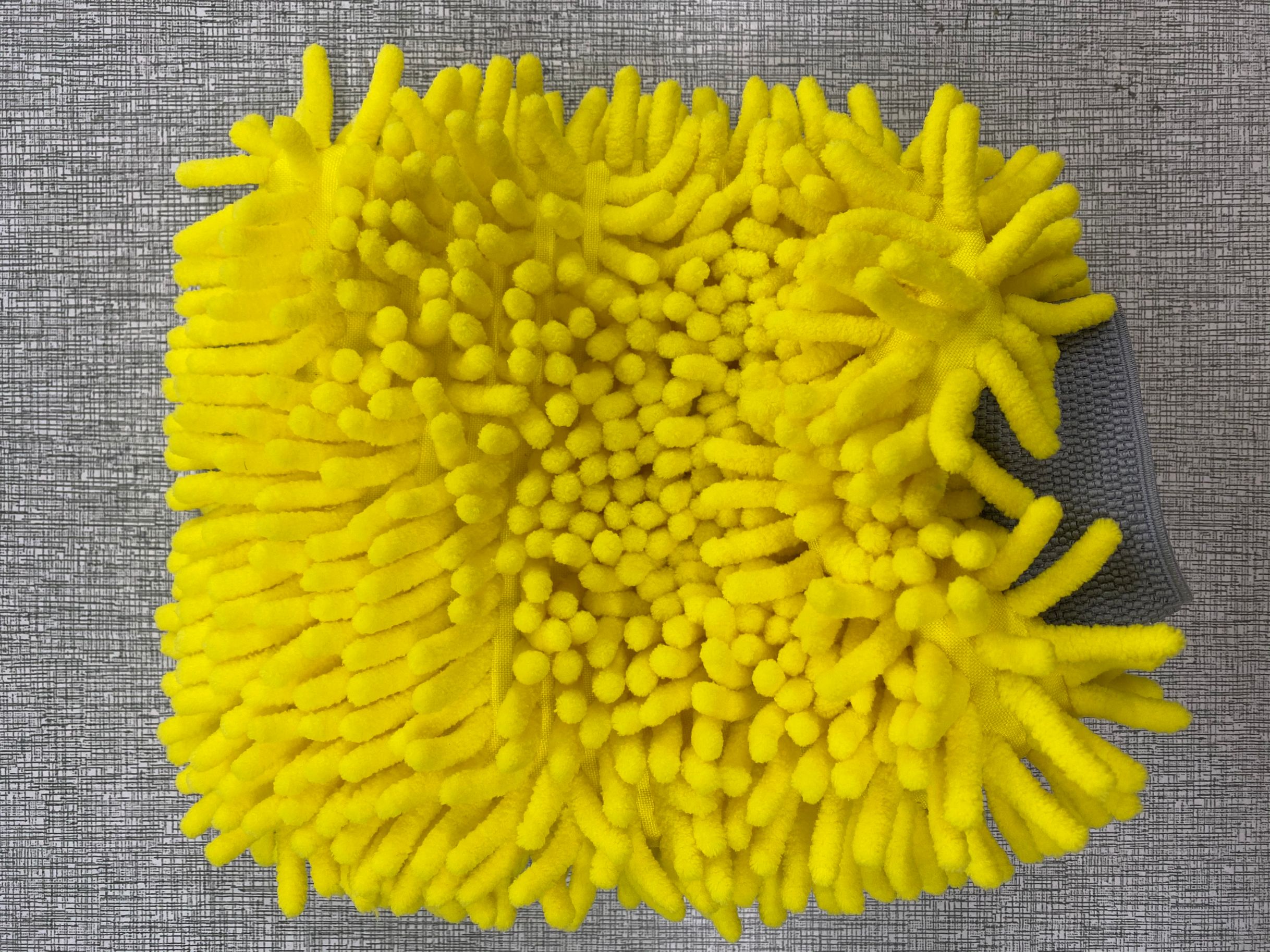 Microfiber ხელთათმანები ერთად ლენტები chenille microfiber სარეცხი ხელთათმანები