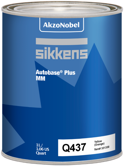 sikkens autobase plus® q437 ყვითელი (ნარინჯისფერი) 1ლ