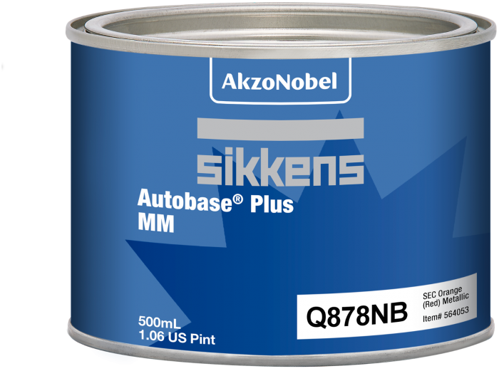 sikkens autobase plus® q878nb წამი ნარინჯისფერი (წითელი) მეტალიკი 0.5ლ