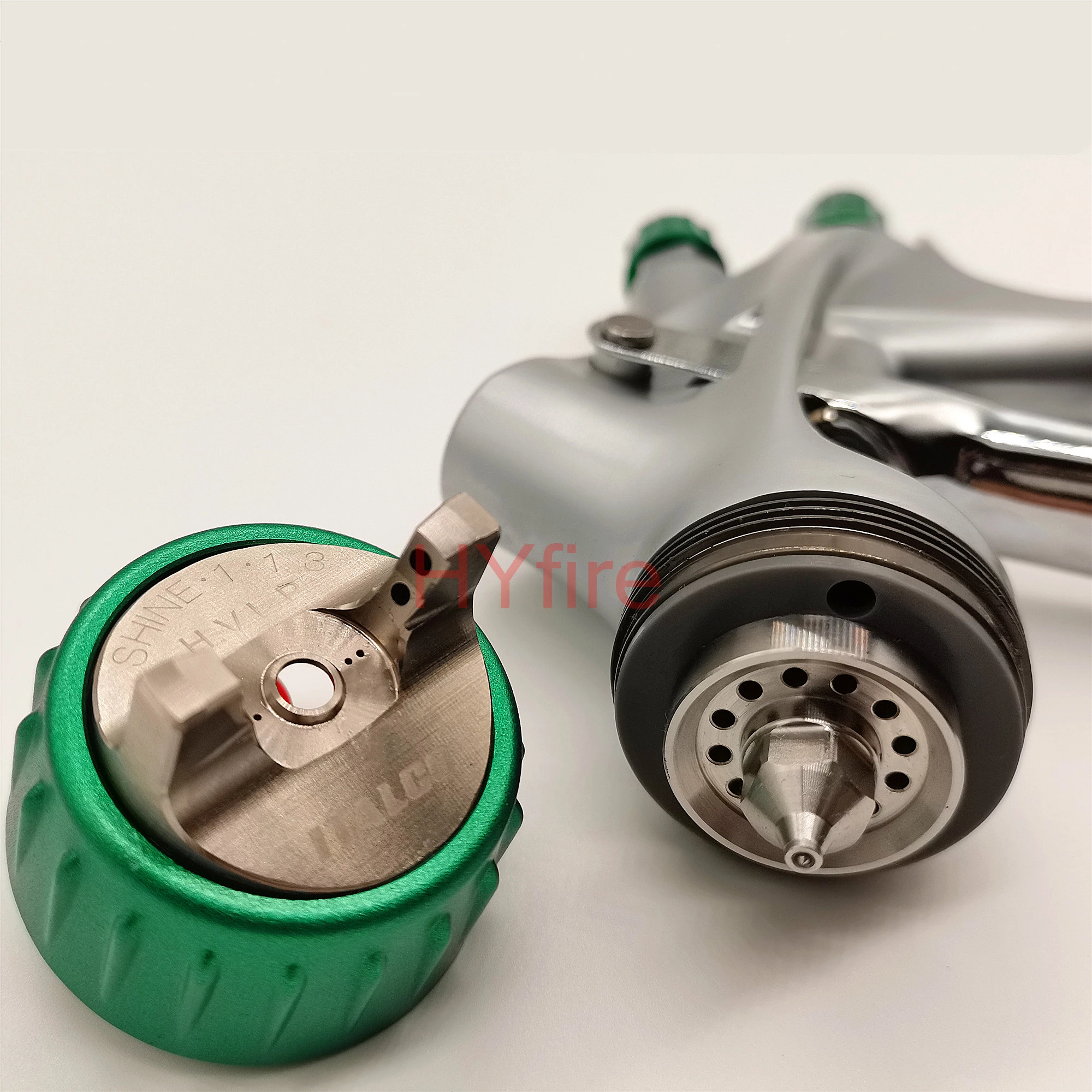 italco shine 1 hvlp სპრეის იარაღი 1.3 წვერი 600 მლ ჭიქა შესანახი სპრეის იარაღი