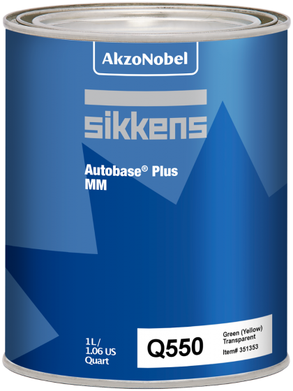 sikkens autobase plus® q550 მწვანე (ყვითელი) გამჭვირვალე 1ლ
