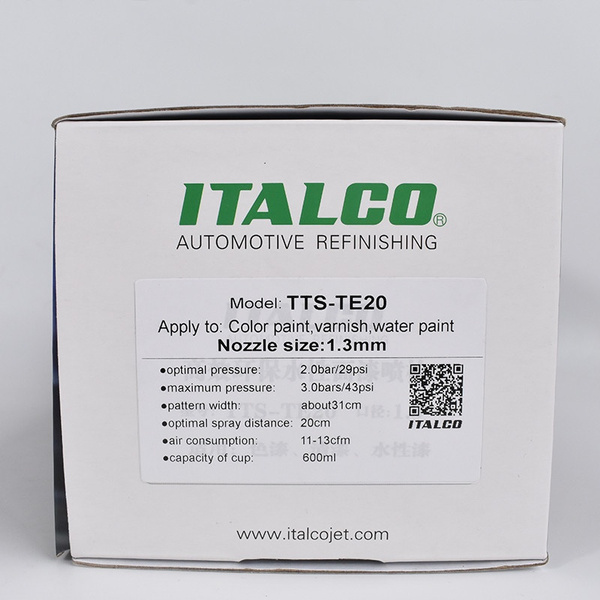 italco მაღალი ეფექტურობის სპრეის იარაღი 1.3მმ 600cc ჭიქა tts გრავიტაციული სპრეის იარაღი მაღალი ხარისხის სპრეის ხელსაწყოები