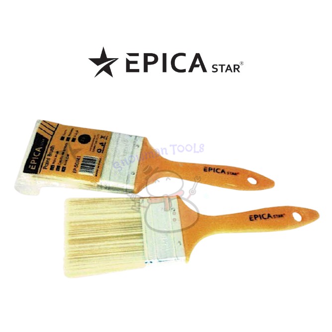 საღებავის ფუნჯი epica star ბრენდის berus cat kecil 1&quot; 1-1/2&quot; 2&quot; 2-1/2&quot; 3&quot; 4&quot; თეთრი ფუნჯი კატის ბერუსის ep5034 ხატვის ფუნჯი