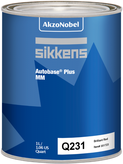 sikkens autobase plus® q231 ბრწყინვალე წითელი 1ლ