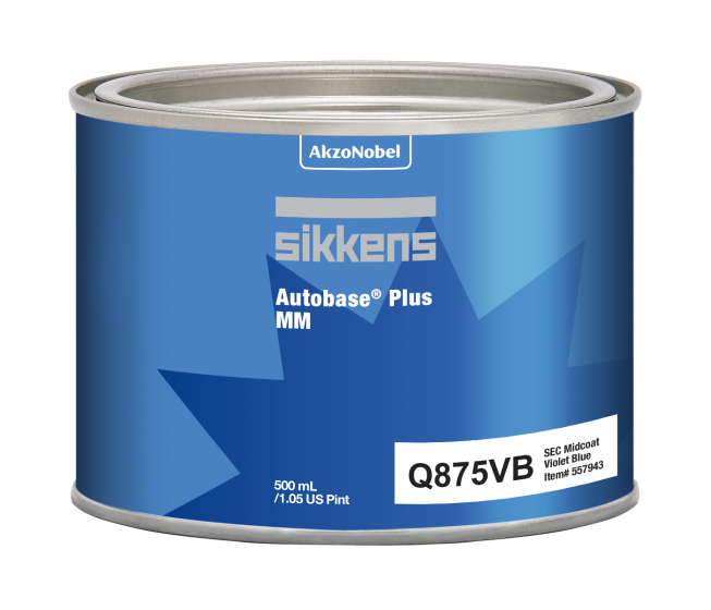 sikkens autobase plus® q875vb sec midcoat იისფერი ლურჯი 500მლ
